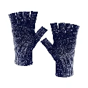 Mitaines Paillettes Bleu Marine