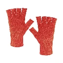 Mitaines Paillettes Rouge