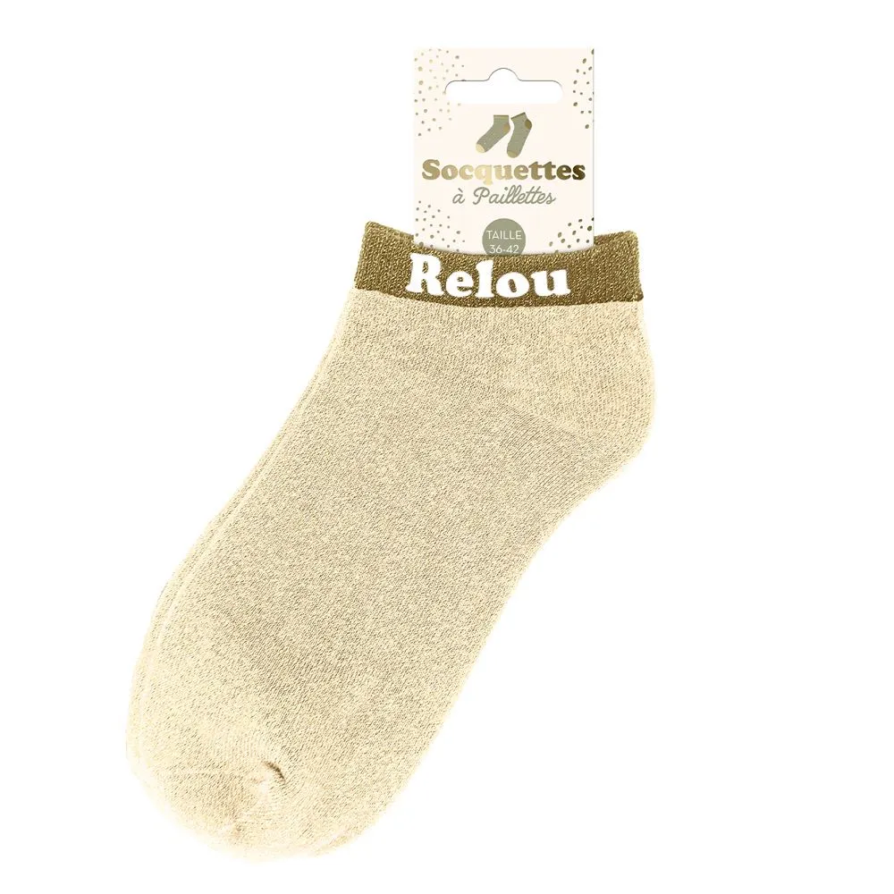 [STC-CD10247V09] Socquettes Paillettes Relou