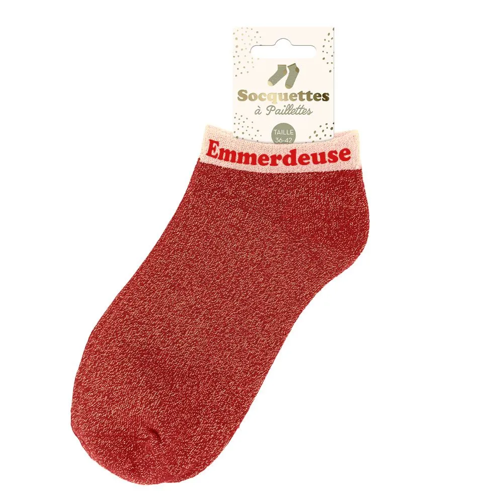 [STC-CD10247V16] Socquettes Paillettes Emmerdeuse
