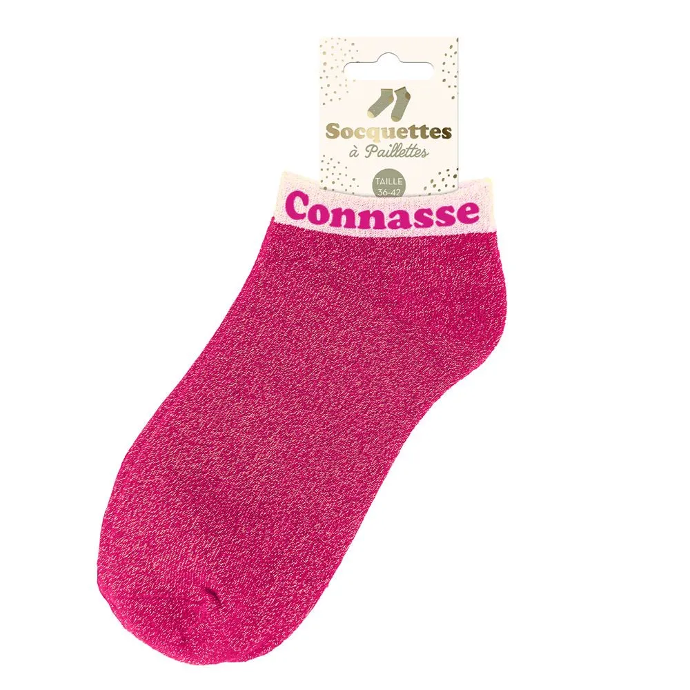 [STC-CD10247V20] Socquettes Paillettes Connasse