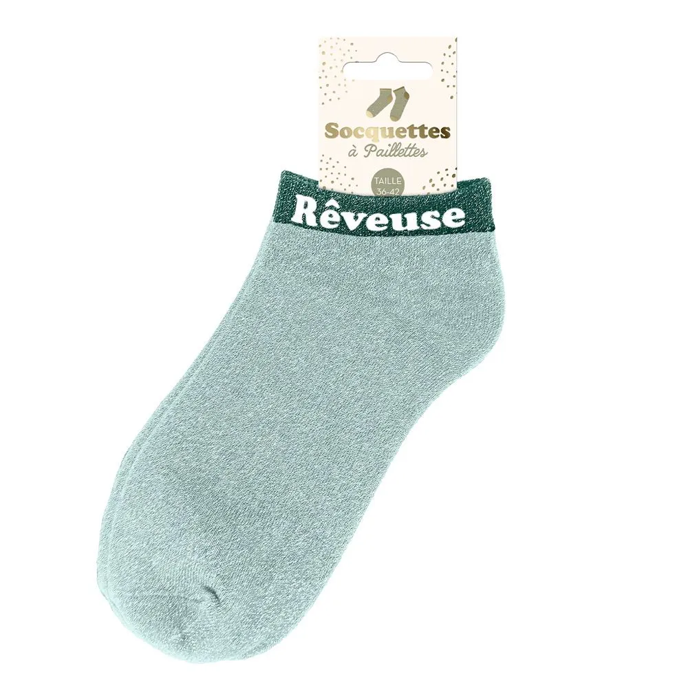 [STC-CD10247V27] Socquettes Paillettes Rêveuse