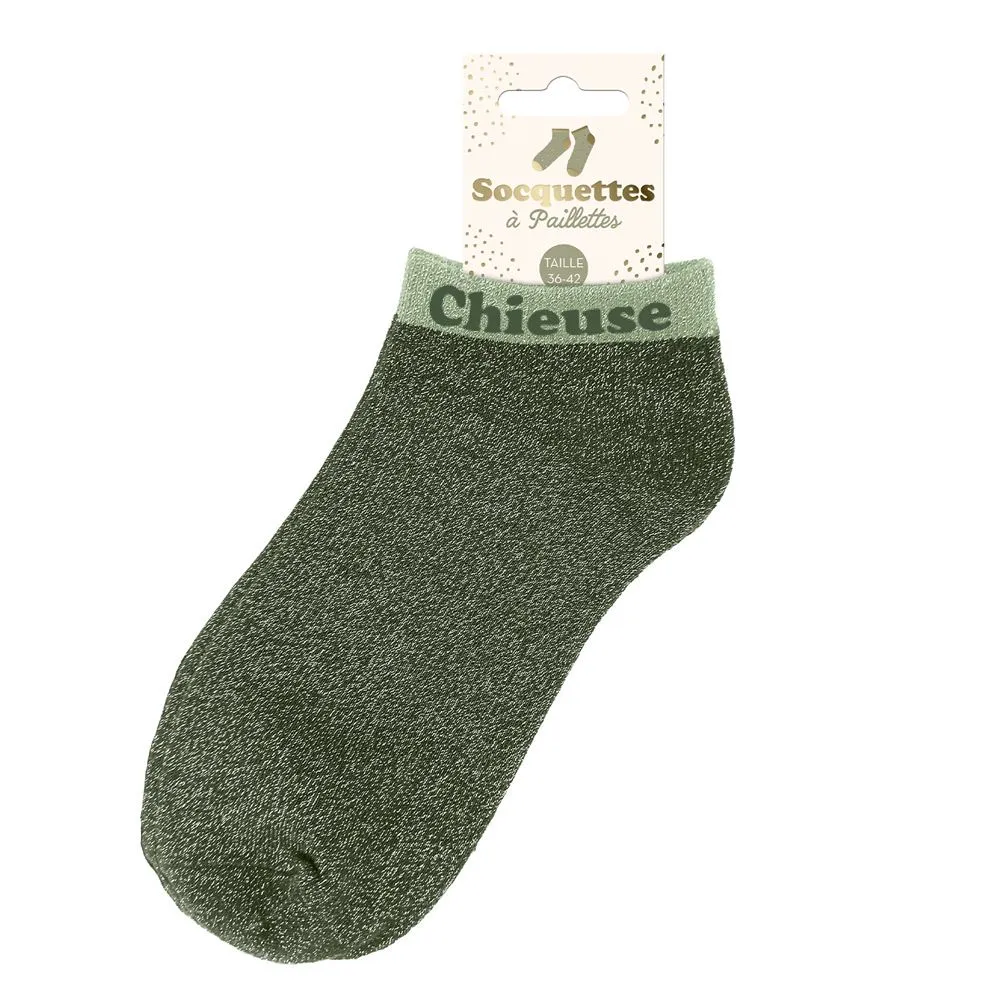 [STC-CD10247V30] Socquettes Paillettes Chieuse