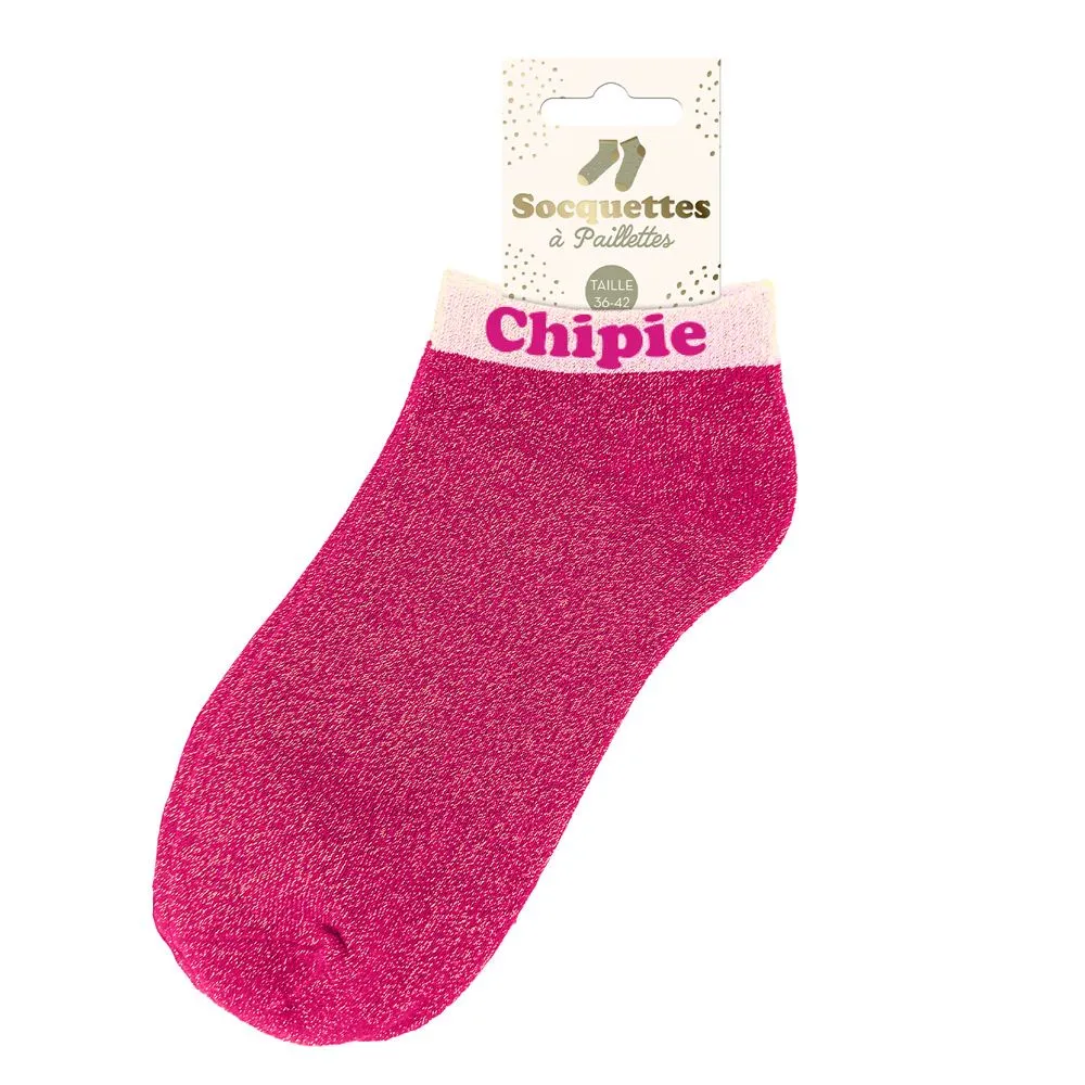 [STC-CD10247V36] Socquettes Paillettes Chipie