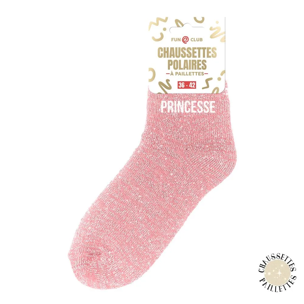 [STC-CD10249V07] Chaussettes Hiver Femme Princesse