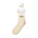 Chaussettes Moumoutes Paillettes Bisous Beige