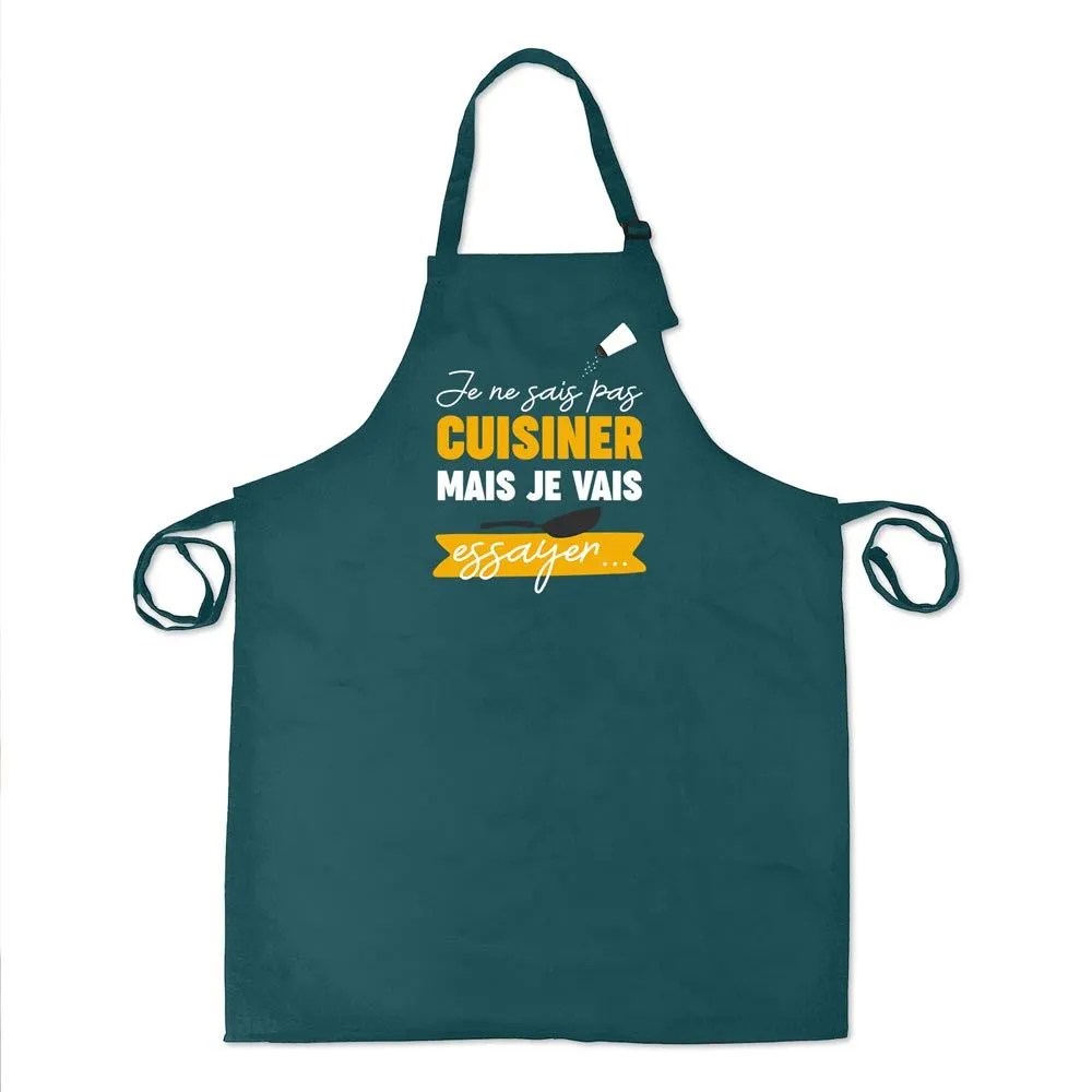 Tablier Affectif Je Ne Sais Pas Cuisiner
