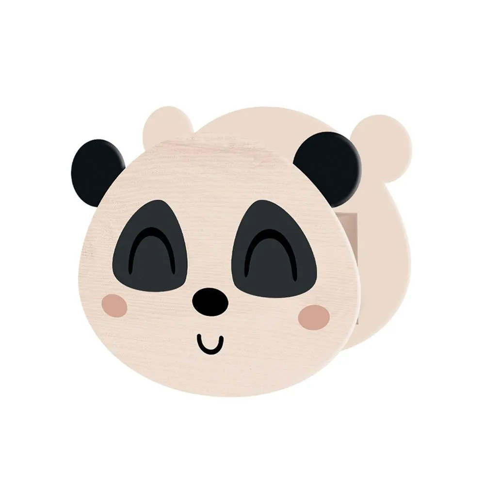 [STC-CD9507] Tirelire Bois Forme Panda