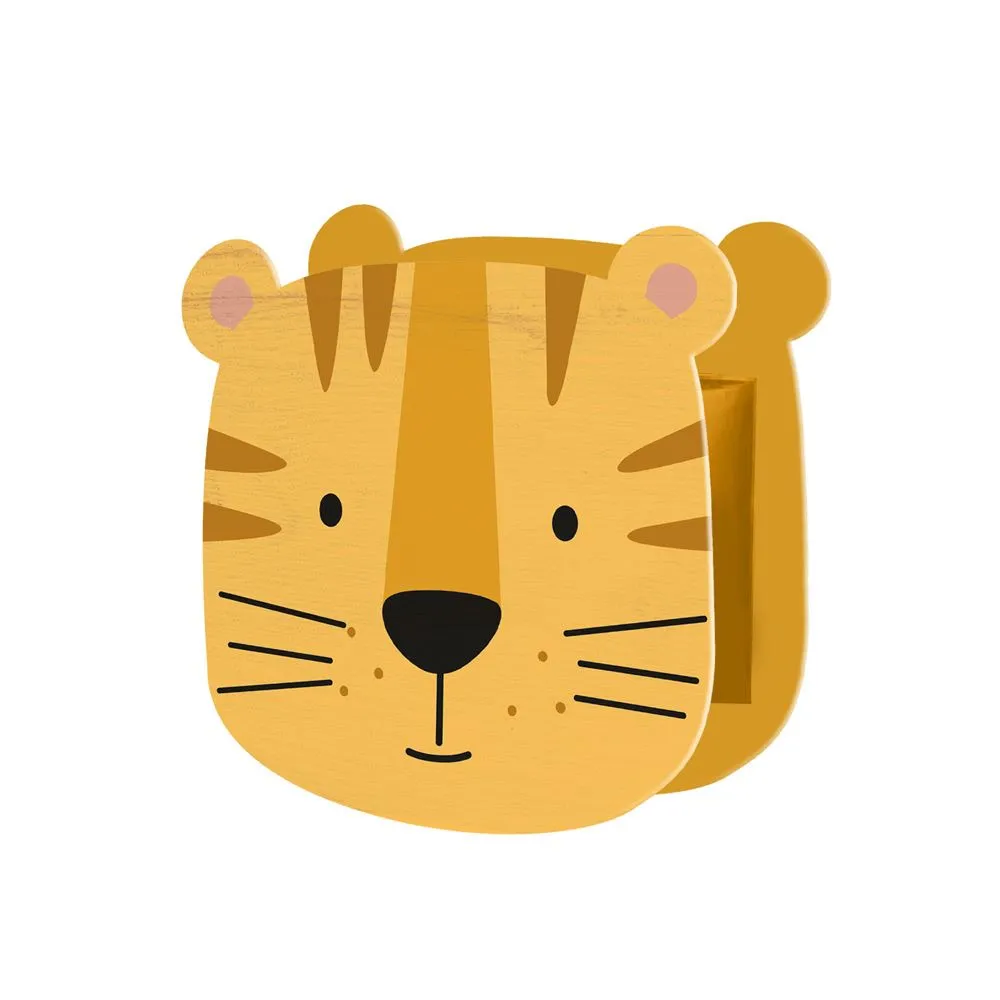 Tirelire Bois Forme Tigre