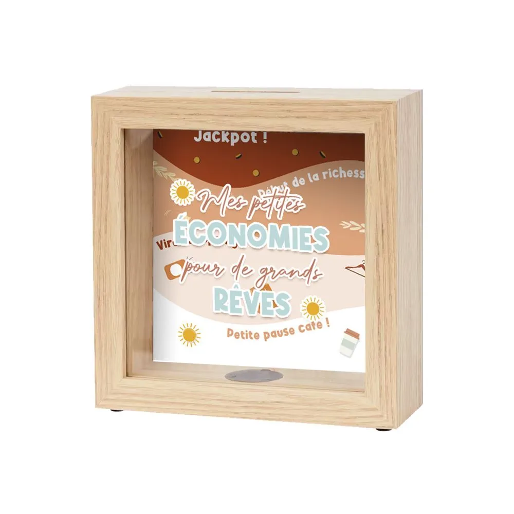 [STC-CD9514V04] Tirelire Carre Petites Economies