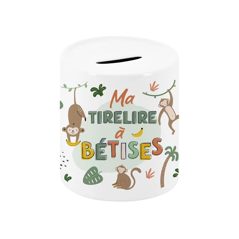 [STC-CD9598V06] Tirelire Ceramique Enfant A Betises