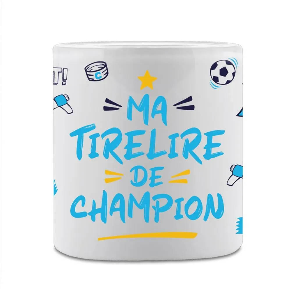 Tirelire Ceramique De Champion