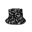 Bob imprimé bandana noir homme