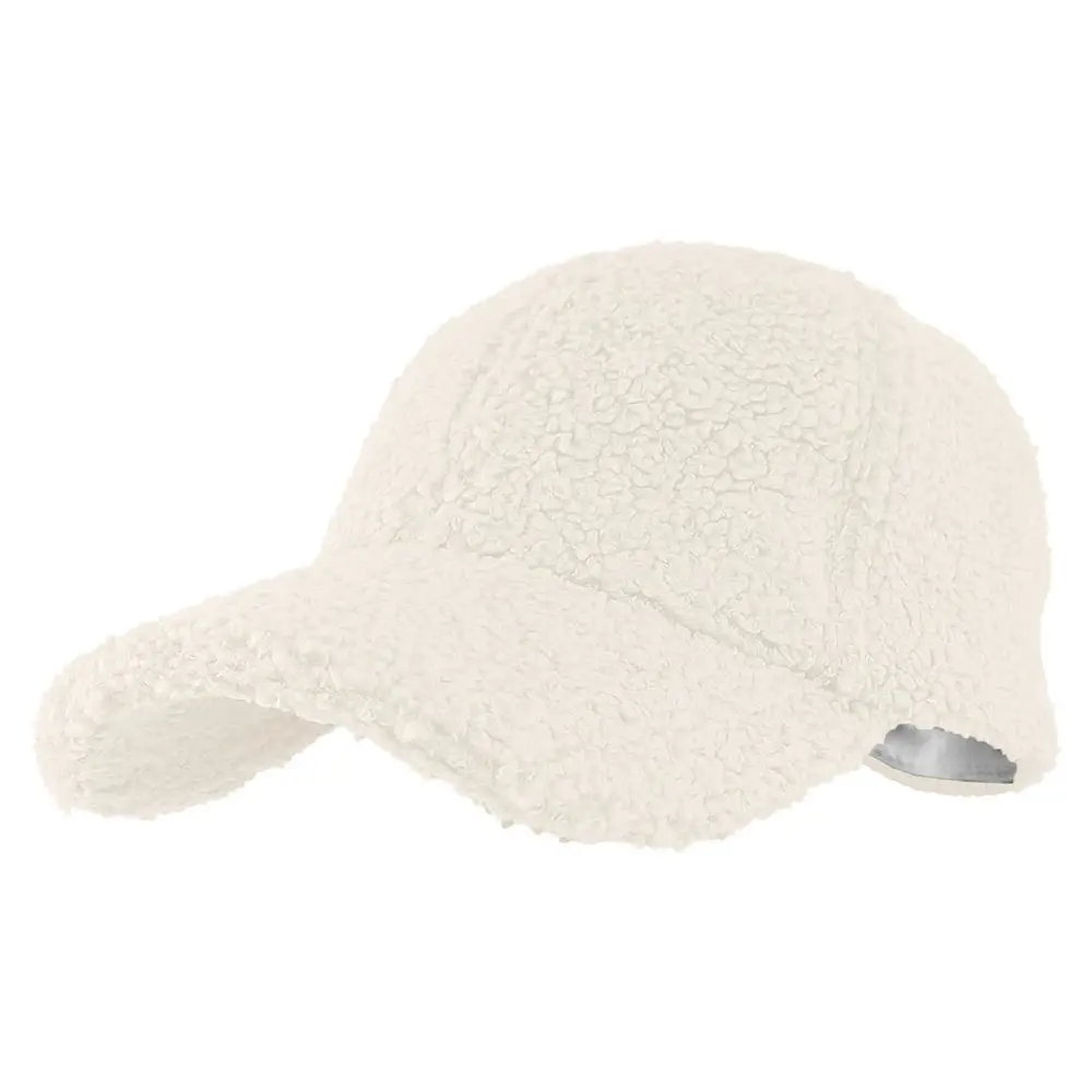 Casquette Moumoute blanc cassé