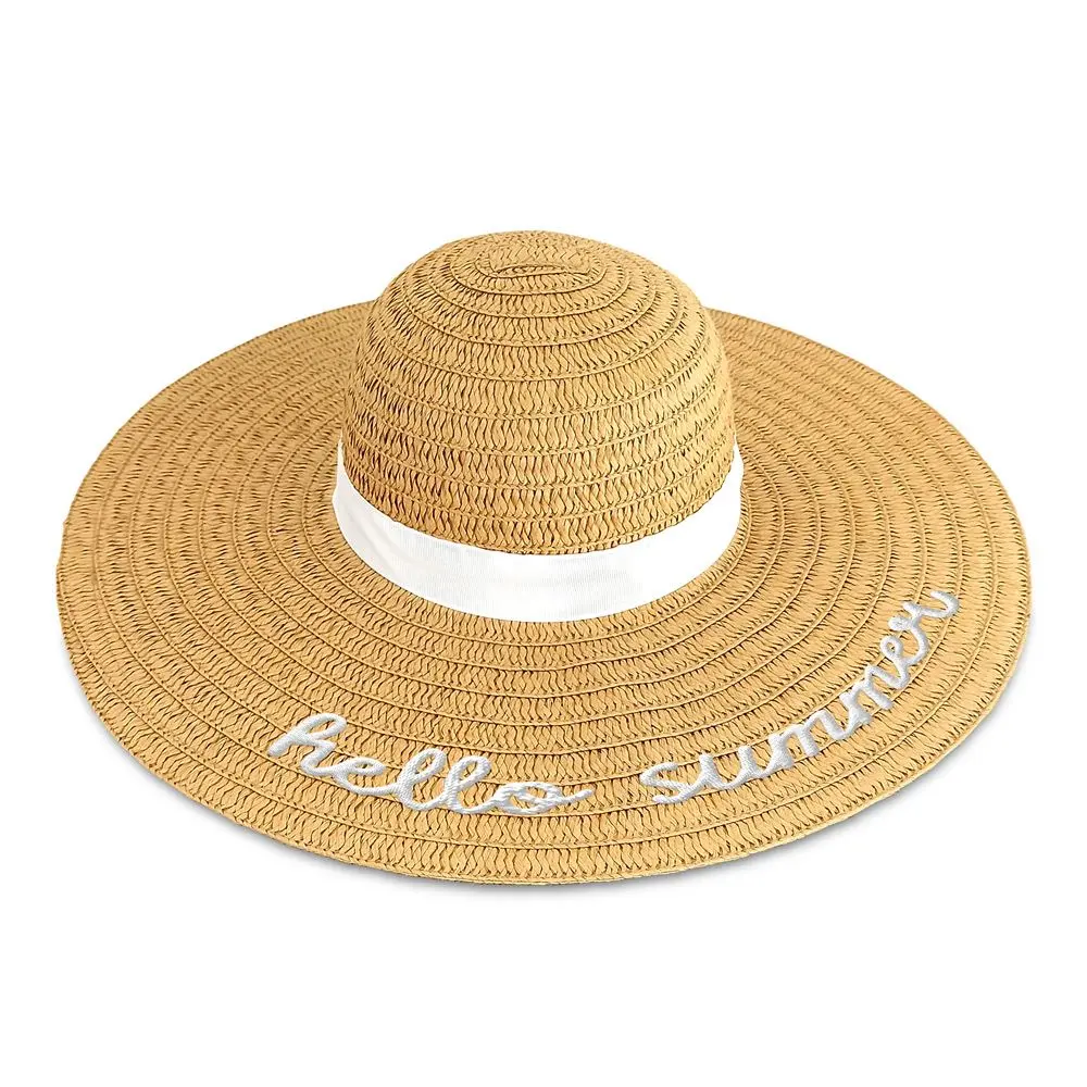 [STC-CD9927V04] Chapeau Brodé Hello Summer