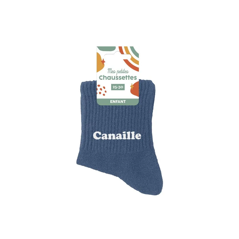 [STC-CD10132V02] Chaussettes Enfant Canaille 3-6Ans Garcon
