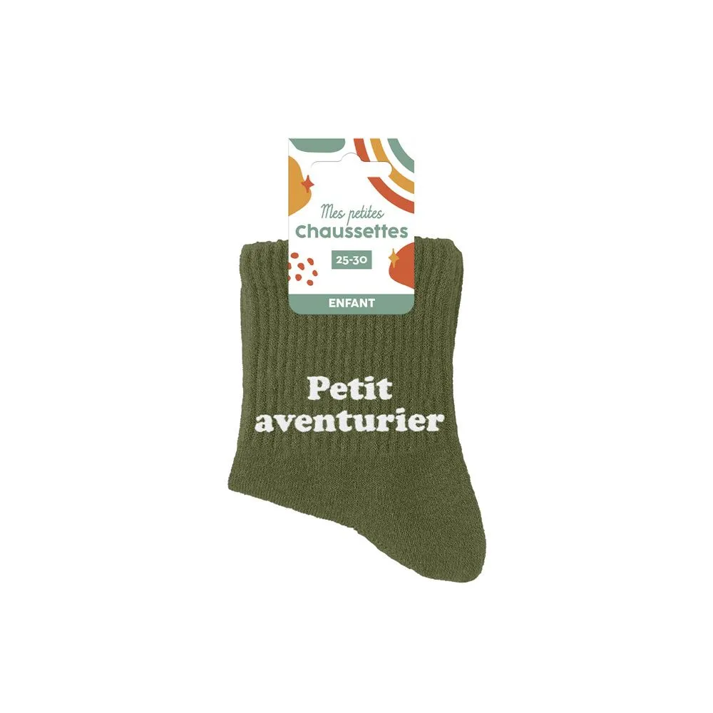 [STC-CD10132V04] Chaussettes Enfant Petit Aventurier 3-6Ans Garçon