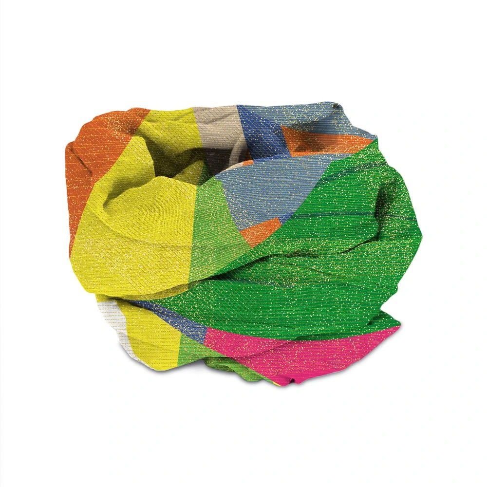 [STC-CD9849V03] Foulard Colore A Paillettes