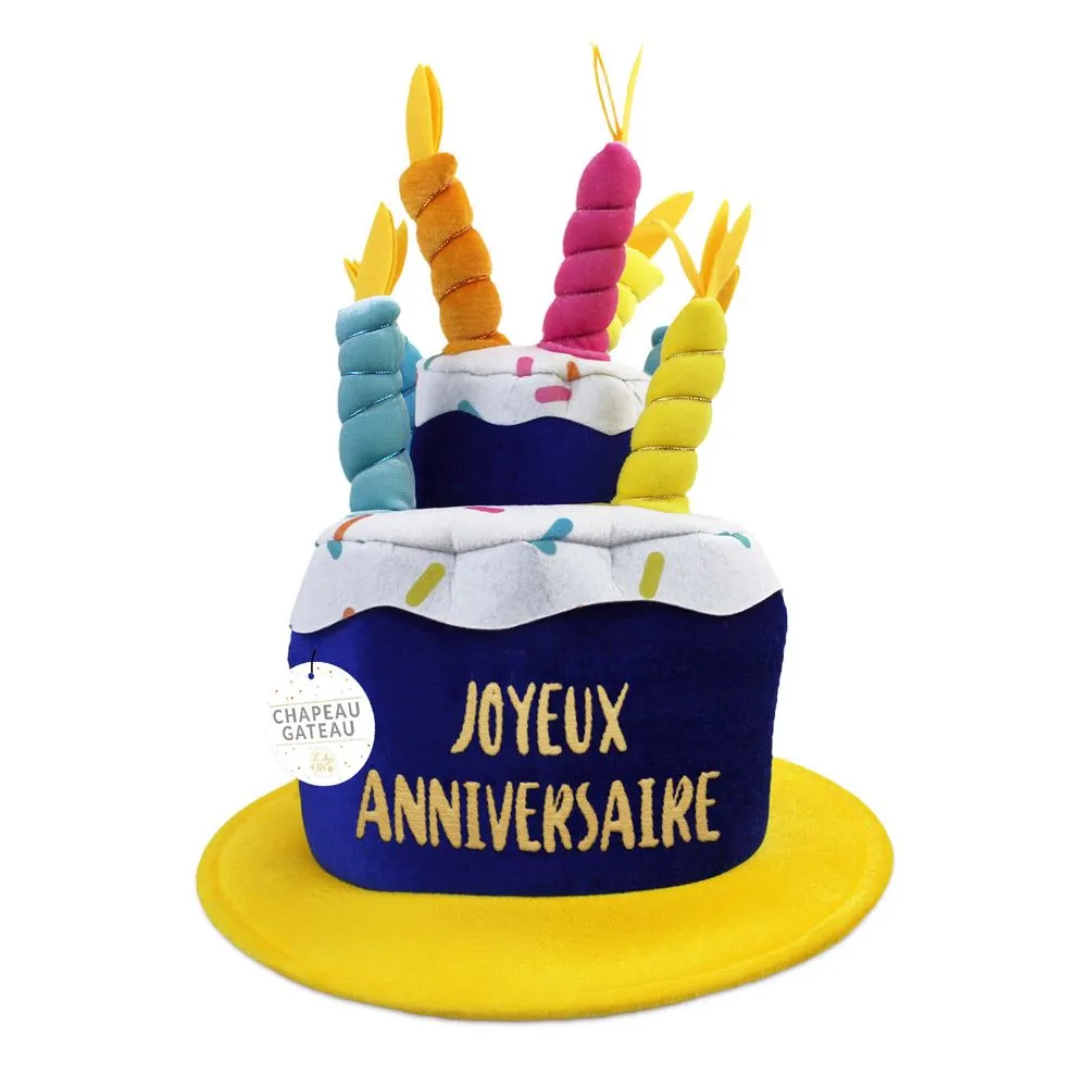 [STC-CD7729+ANN] Chapeau Anniversaire
