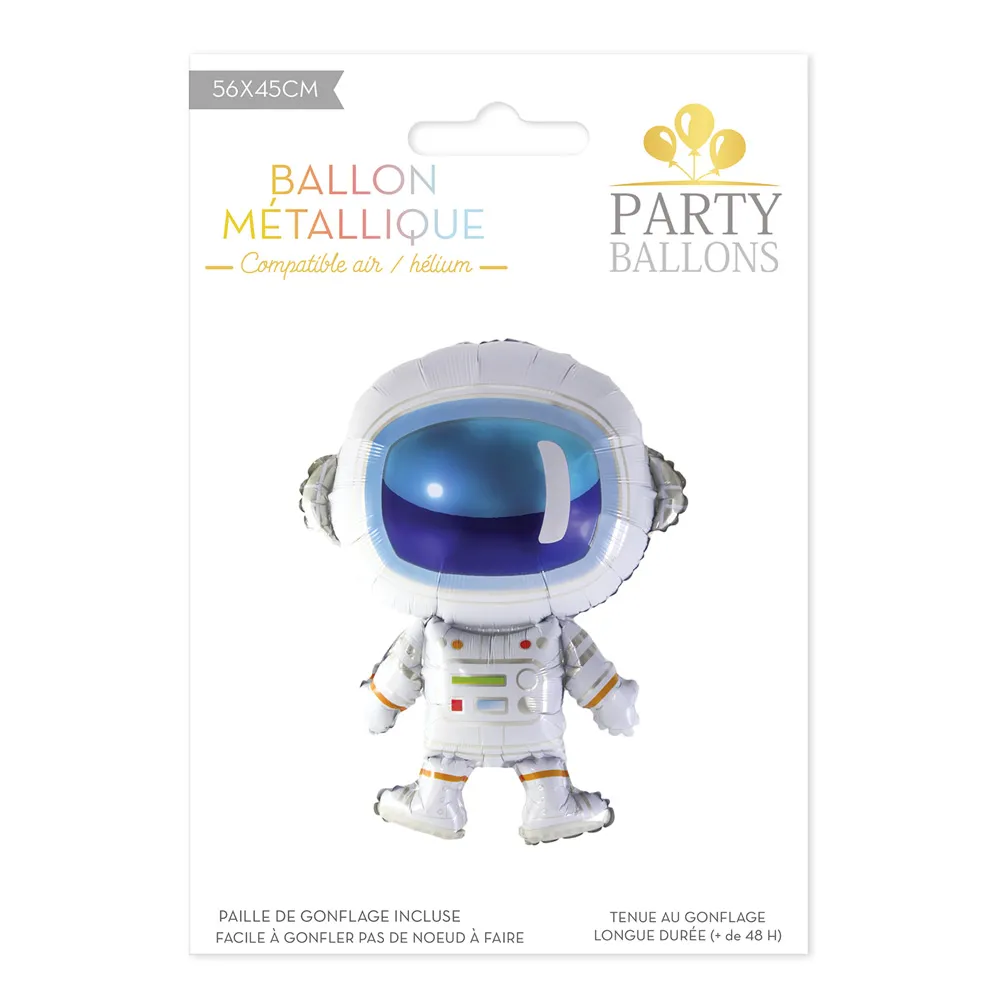 [STC-CD7966_29] Ballon Metal Astronaute