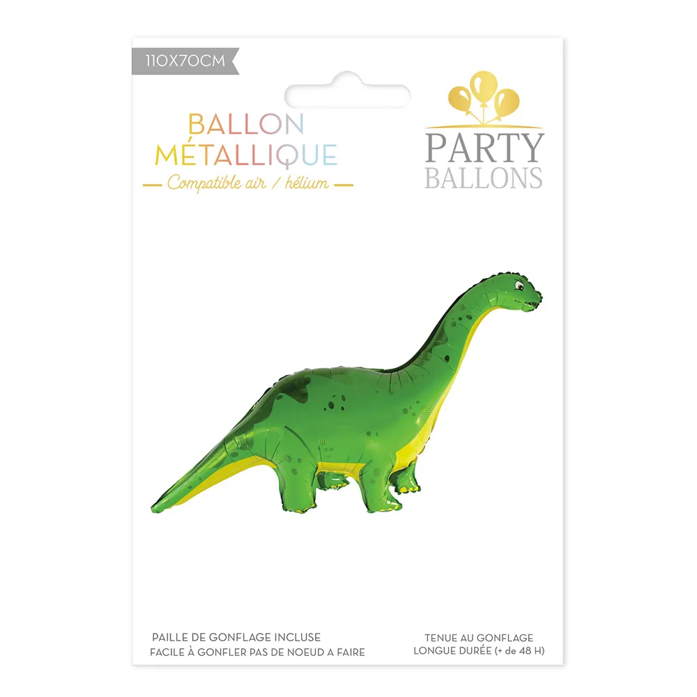[STC-CD7966_04] Ballon Metal Brachiosaurus