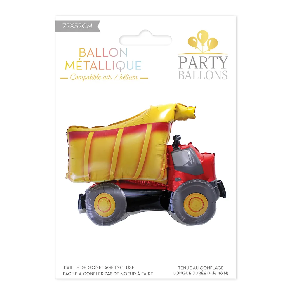 [STC-CD7966_23] Ballon Metal Camion