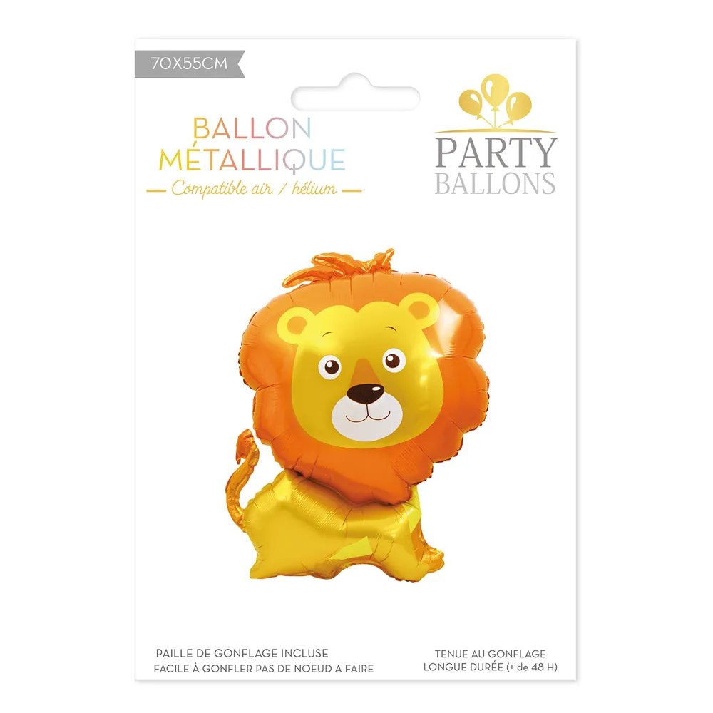 [STC-CD7966_08] Ballon Metal Lion