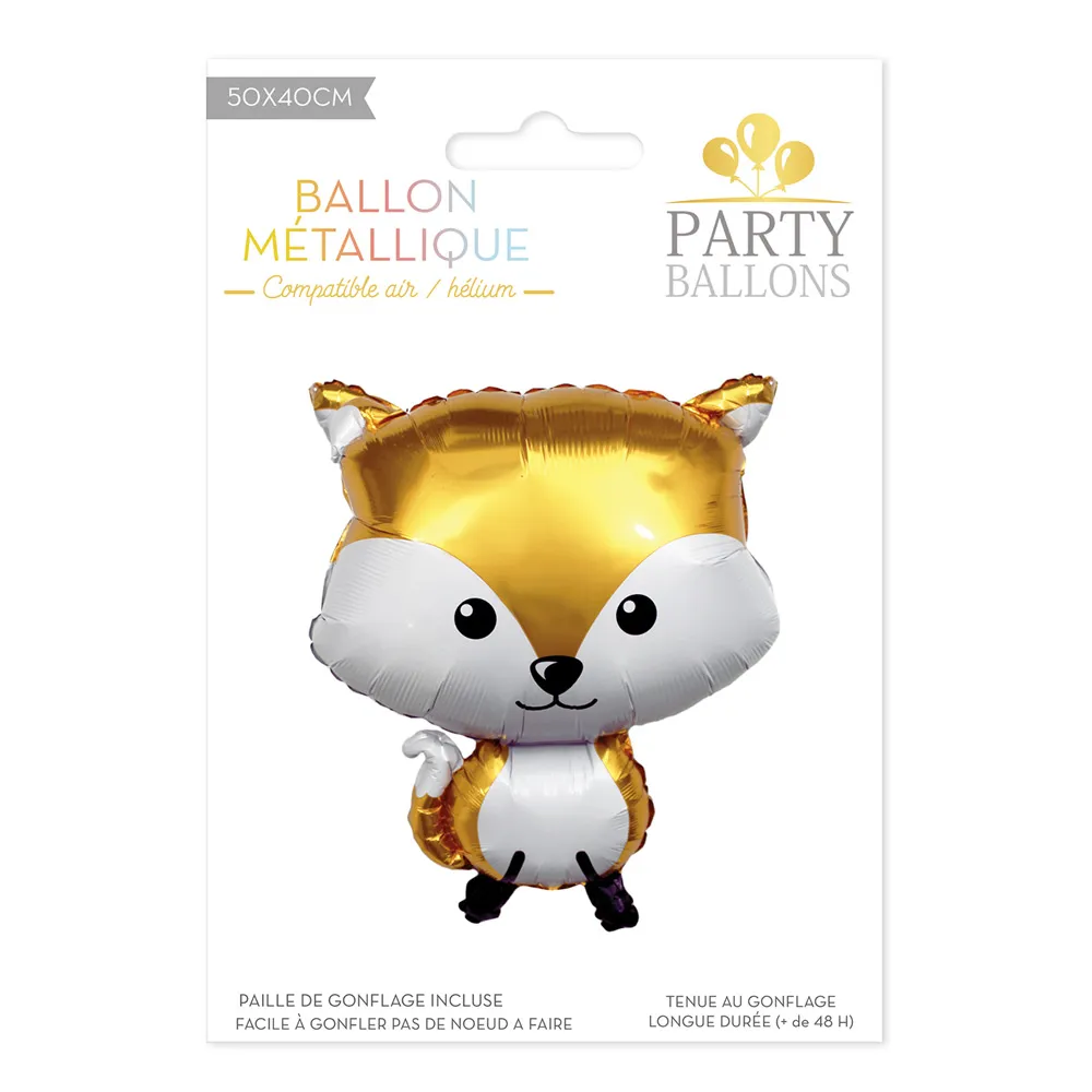 [STC-CD7966_06] Ballon Metal Renard
