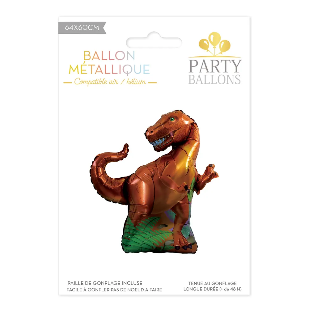 [STC-CD7966_03] Ballon Metal T-Rex