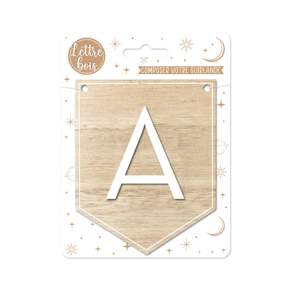 [STCCD7009_01] Plaque A Pour Guirlande Alphabet