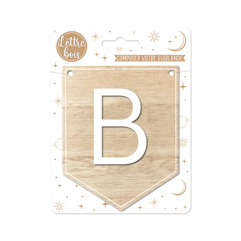 [STCCD7009_02] Plaque B Pour Guirlande Alphabet