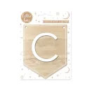 Plaque C Pour Guirlande Alphabet