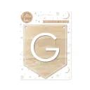Plaque G Pour Guirlande Alphabet