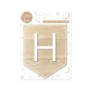 Plaque H Pour Guirlande Alphabet