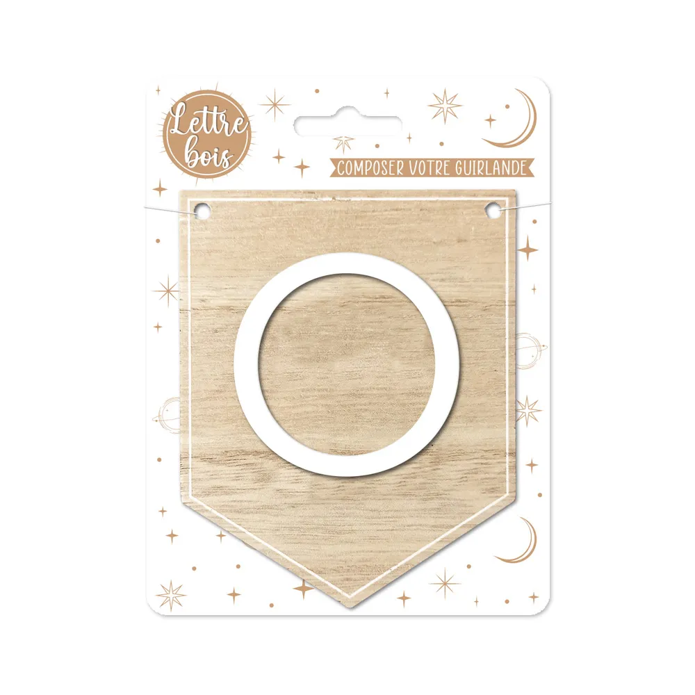 [STCCD7009_15] Plaque O Pour Guirlande Alphabet