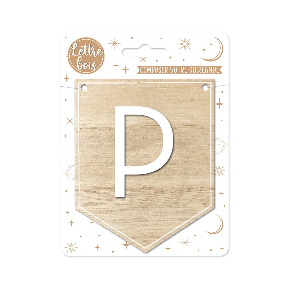 [STCCD7009_16] Plaque P Pour Guirlande Alphabet