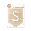 Plaque S Pour Guirlande Alphabet