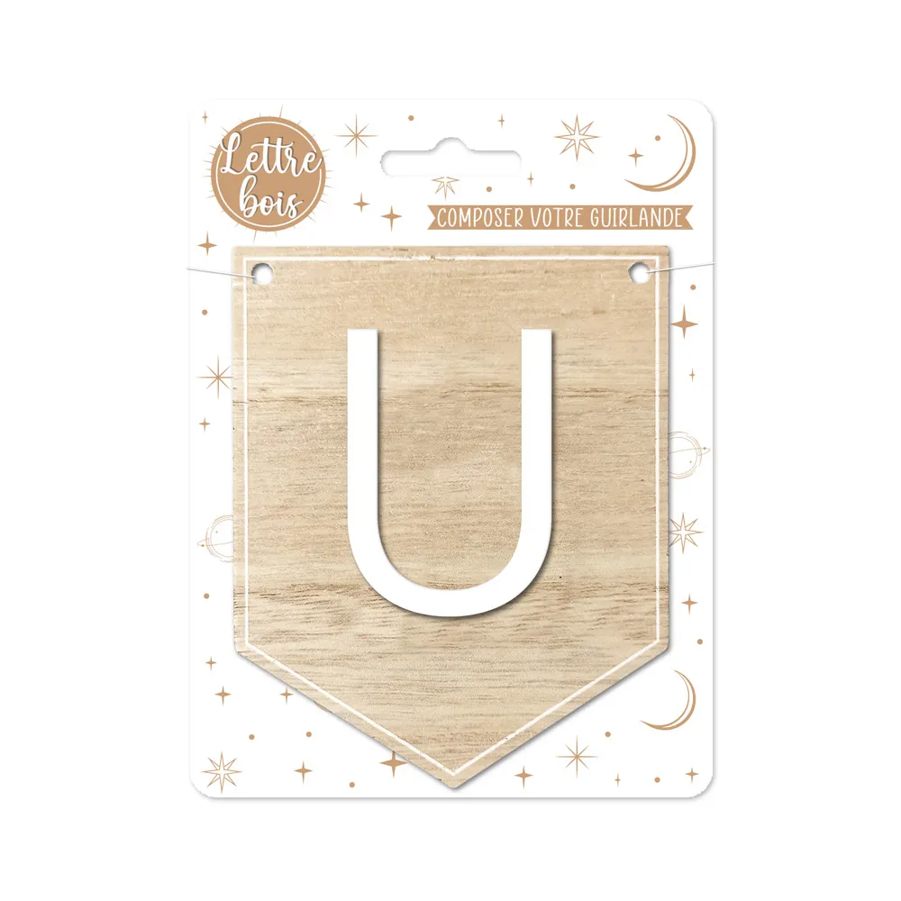 [STCCD7009_21] Plaque U Pour Guirlande Alphabet