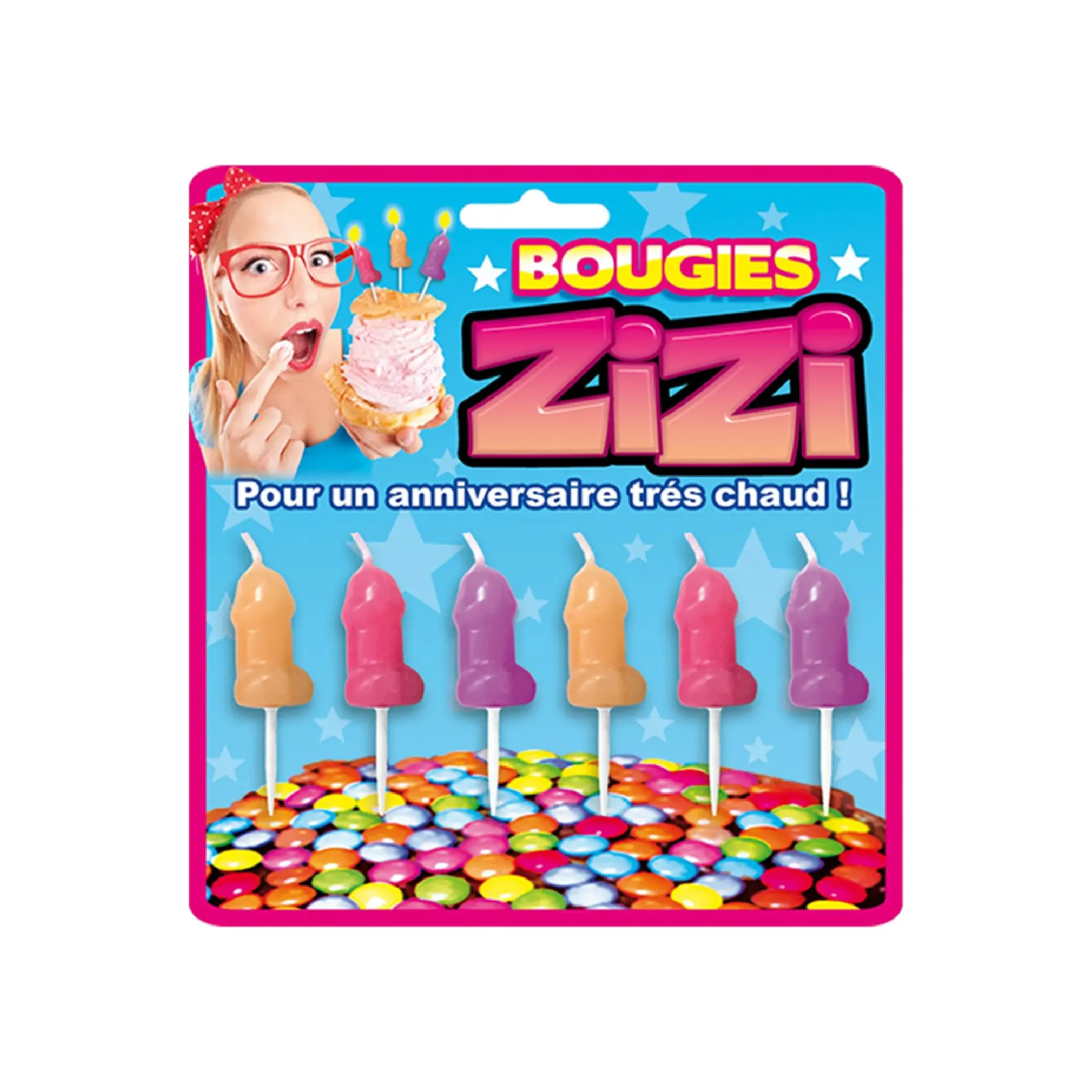 [STC-CD5011] Bougies Anniversaire Zizi