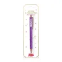 Stylo A Paillettes Violet Connasse