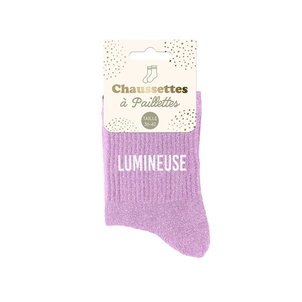 [STC-CD8425V105] Chaussettes Paillettes Lumineuse