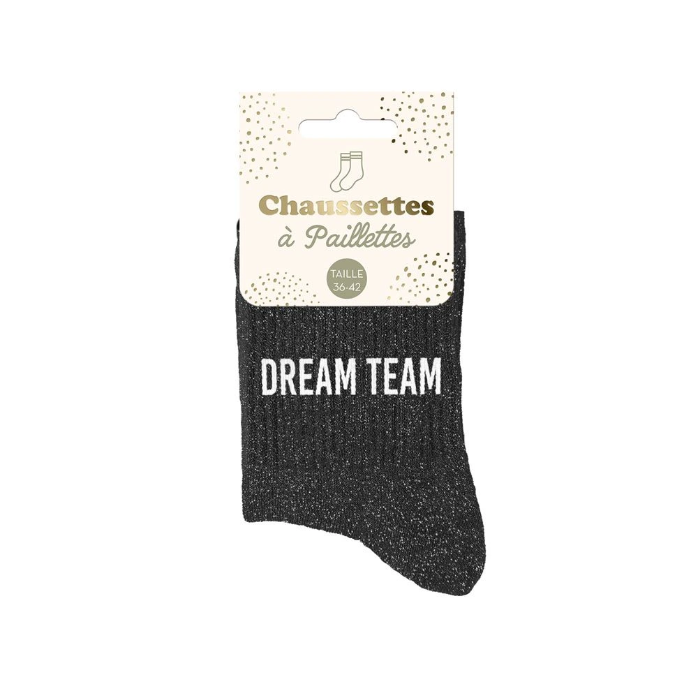 [STC-CD8425V107] Chaussettes Paillettes Dream Team