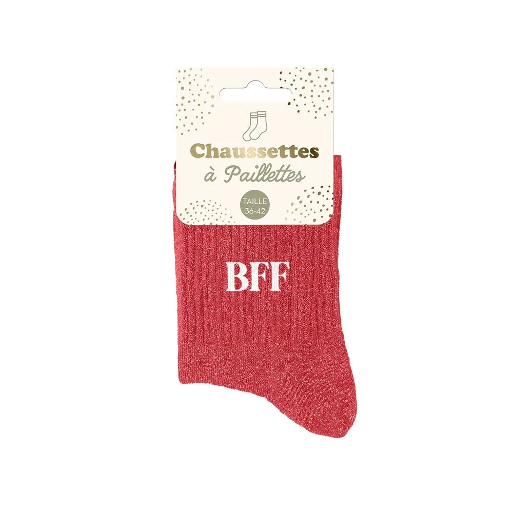 [STC-CD8425V122] Chaussettes Paillettes Bff