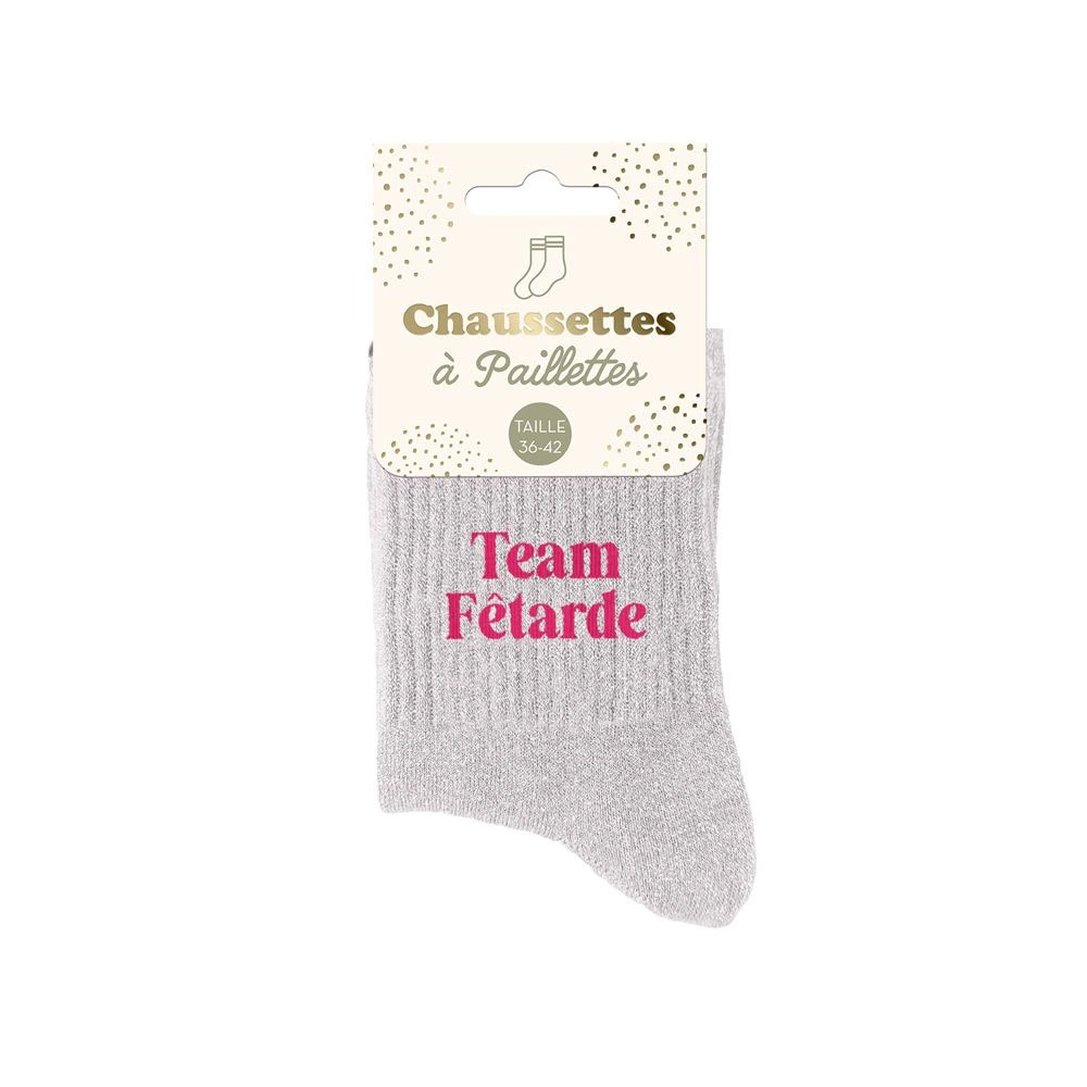 [STC-CD8425V126] Chaussettes Paillettes Team Fetarde