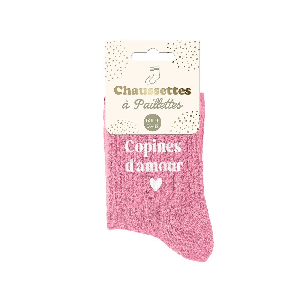 [STC-CD8425V132] Chaussettes Paillettes Copine D Amour