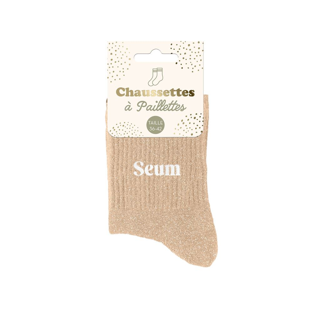 [STC-CD8425V141] Chaussettes Paillettes Seum