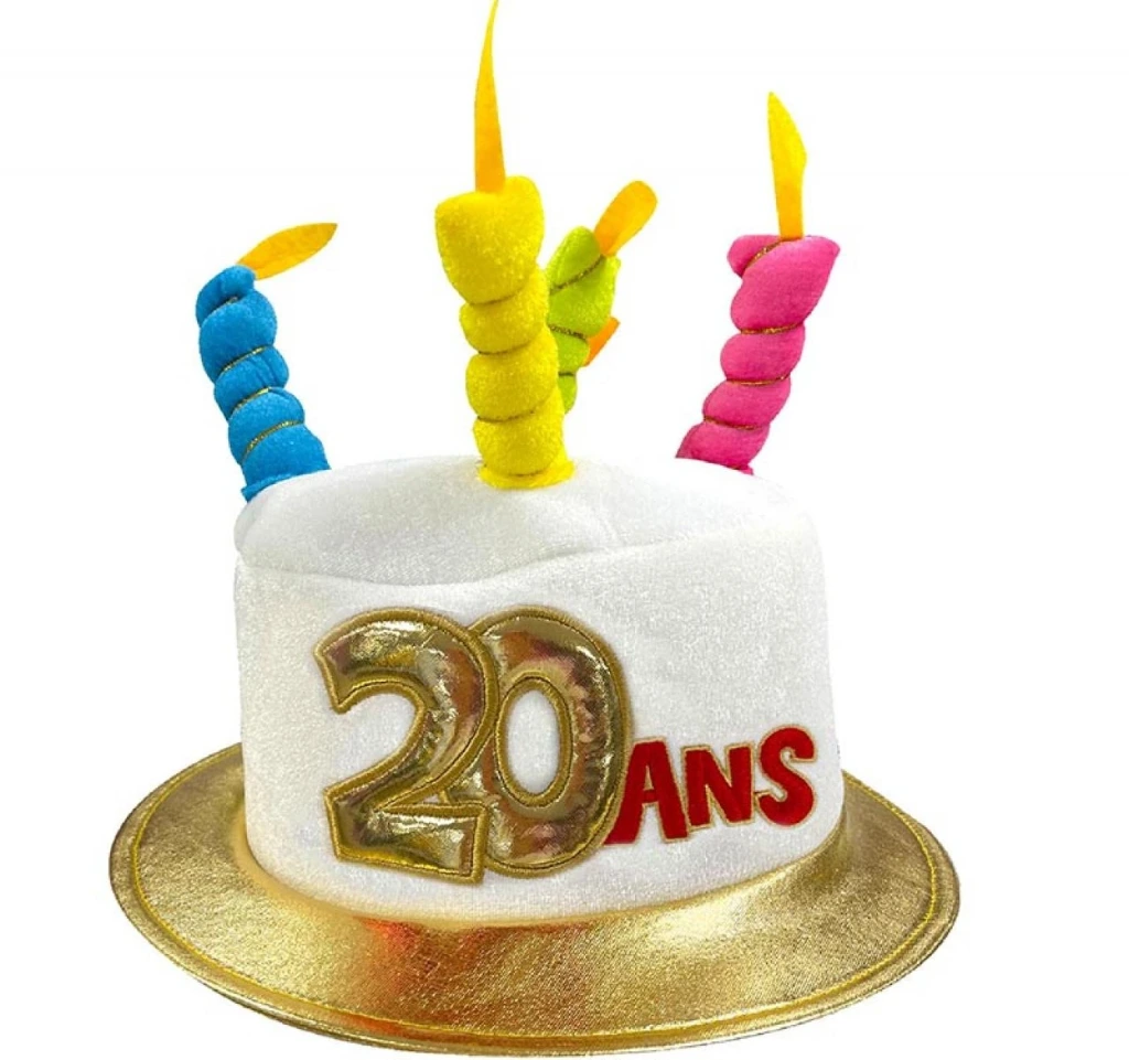 Chapeau Metallique 20 Ans