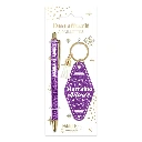 Duo Paillettes Porte Cles Motel Et Stylo Marraine Adoree