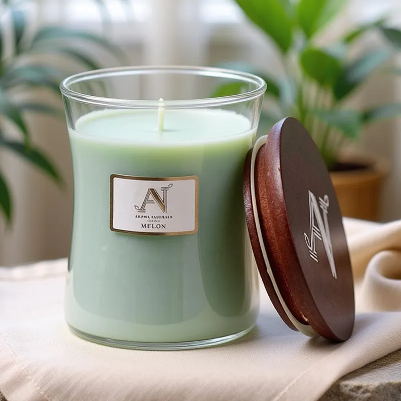 [VDC-ANLCRCS001U] Aroma Naturals Contemporary Candle Melon 320G Small