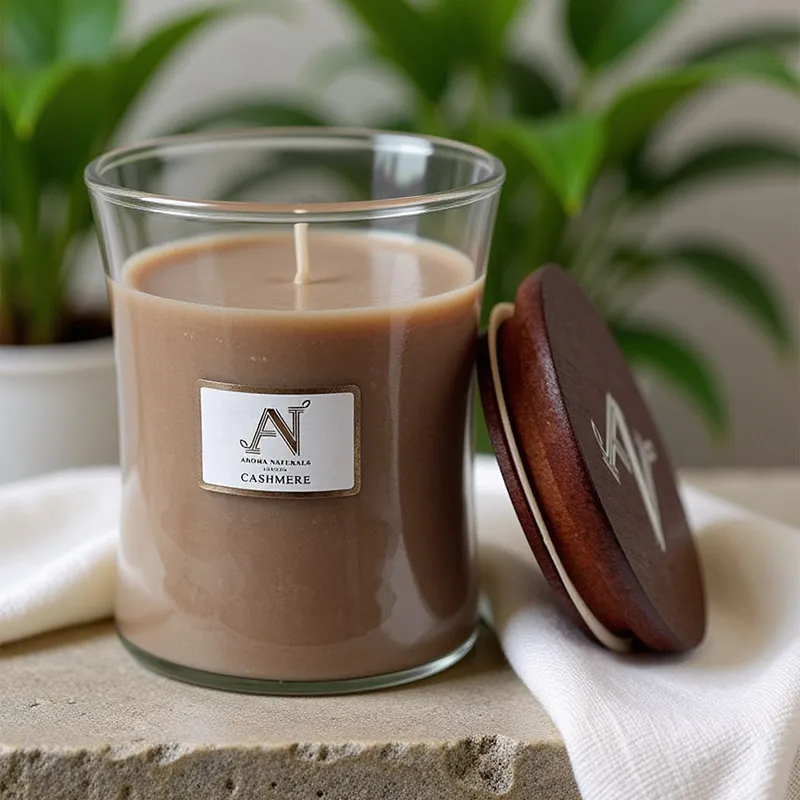 [VDC-ANLCRCS001BR] Aroma Naturals Contemporary Candle Cashmere 320G Small